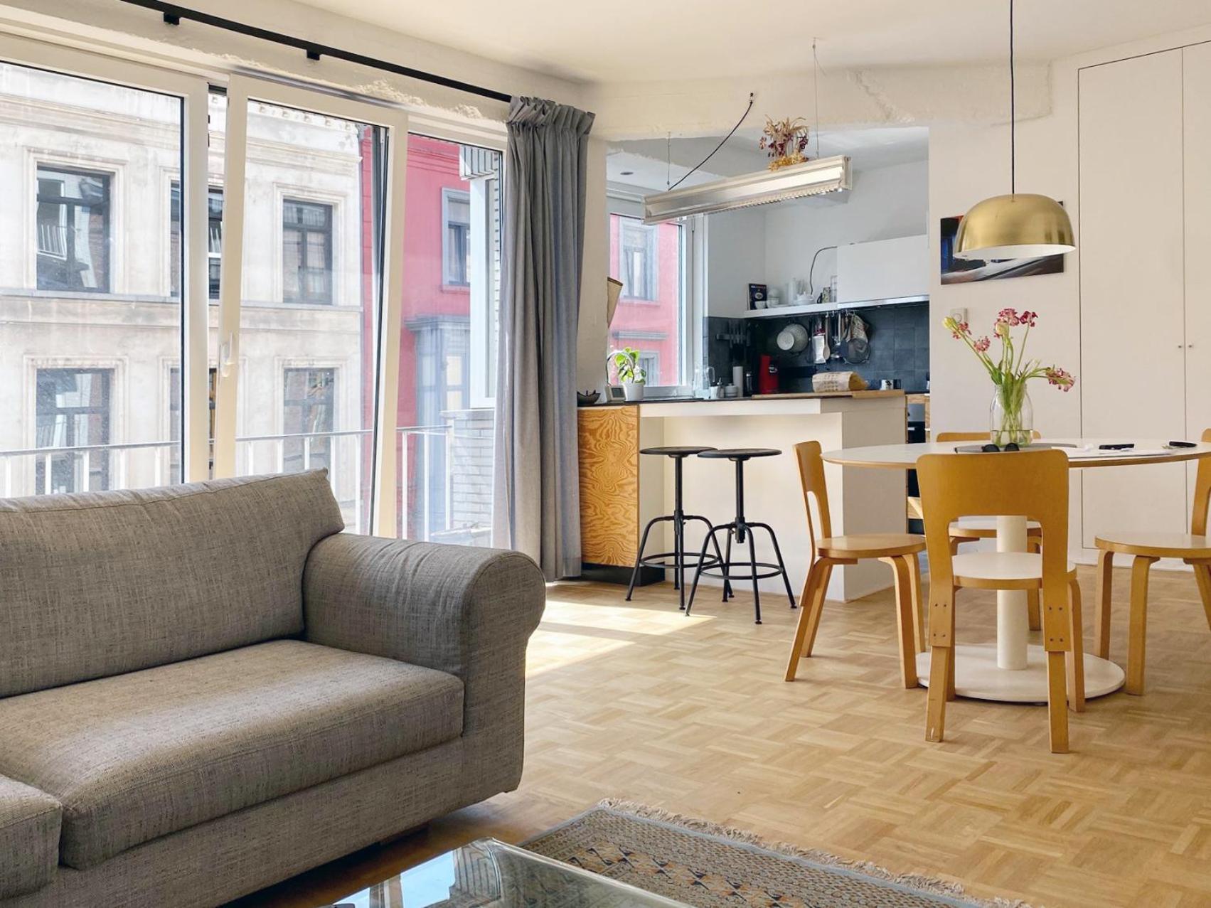 Trendy & Sunny Apartment In Gent Exteriör bild